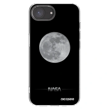 Picasee husă transparentă din silicon pentru Apple iPhone 16e - Moon Minimal