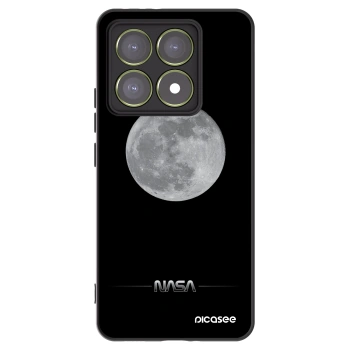 Picasee husă neagră din silicon pentru Xiaomi 14T - Moon Minimal