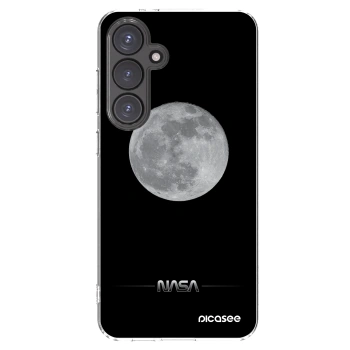 Picasee husă transparentă din silicon pentru Samsung Galaxy S24 FE S721B - Moon Minimal