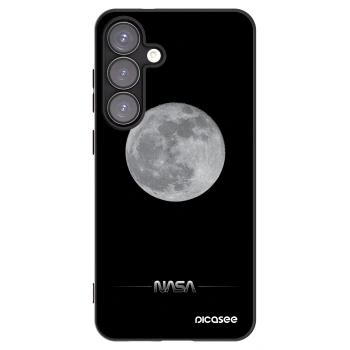 Picasee husă neagră din silicon pentru Samsung Galaxy S25+ 5G - Moon Minimal