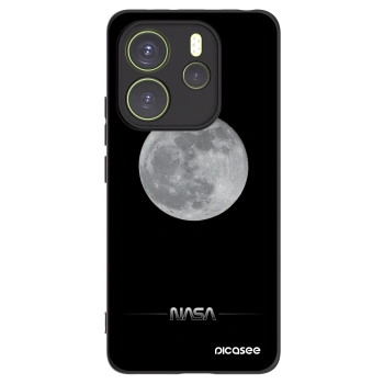 Picasee husă neagră din silicon pentru Xiaomi Redmi Note 14 4G - Moon Minimal
