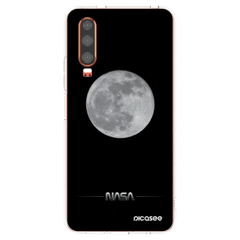 Picasee husă transparentă din silicon pentru Huawei P30 - Moon Minimal