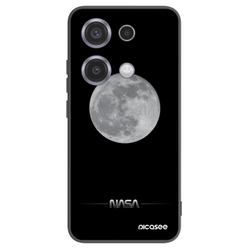 Picasee husă neagră din silicon pentru Xiaomi Redmi Note 14S - Moon Minimal
