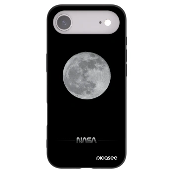 Picasee husă neagră din silicon pentru Apple iPhone Air - Moon Minimal
