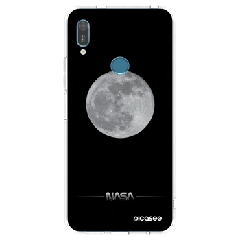 Picasee husă transparentă din silicon pentru Huawei Y6 2019 - Moon Minimal