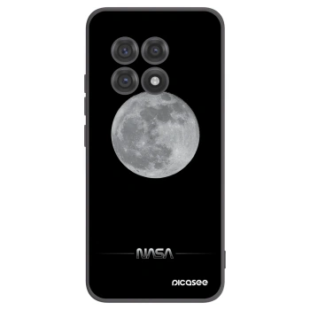 Picasee husă neagră din silicon pentru OnePlus 13R 5G - Moon Minimal