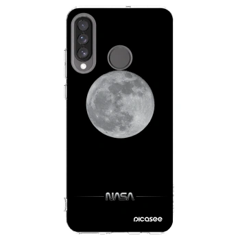 Picasee husă transparentă din silicon pentru Huawei P30 Lite - Moon Minimal