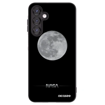 Picasee husă neagră din silicon pentru Samsung Galaxy A16 4G - Moon Minimal