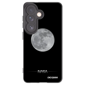 Picasee husă neagră din silicon pentru Samsung Galaxy S26 - Moon Minimal