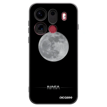 Picasee husă neagră din silicon pentru OPPO Find X9 Pro - Moon Minimal
