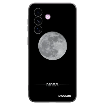 Picasee husă neagră din silicon pentru Samsung Galaxy A57 5G - Moon Minimal