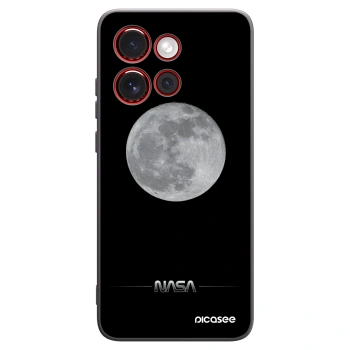 Picasee husă neagră din silicon pentru Motorola Edge 60 Neo 5G - Moon Minimal