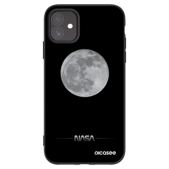 Picasee husă neagră din silicon pentru Apple iPhone 11 - Moon Minimal