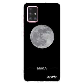 Picasee husă transparentă din silicon pentru Samsung Galaxy A71 A715F - Moon Minimal