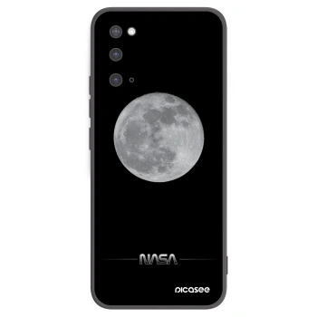 Picasee husă neagră din silicon pentru Samsung Galaxy S20 G980F - Moon Minimal