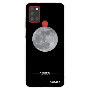 Picasee husă transparentă din silicon pentru Samsung Galaxy A21s - Moon Minimal