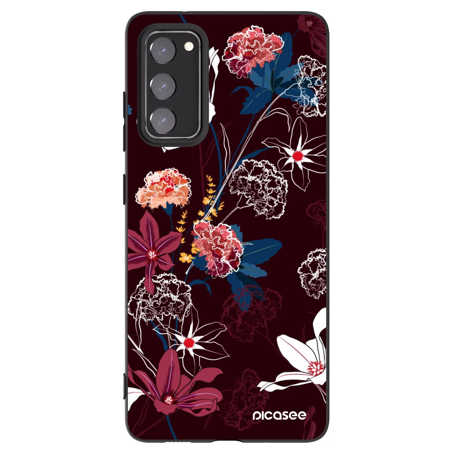 Picasee husă neagră din silicon pentru Samsung Galaxy S20 FE - Dark Meadow