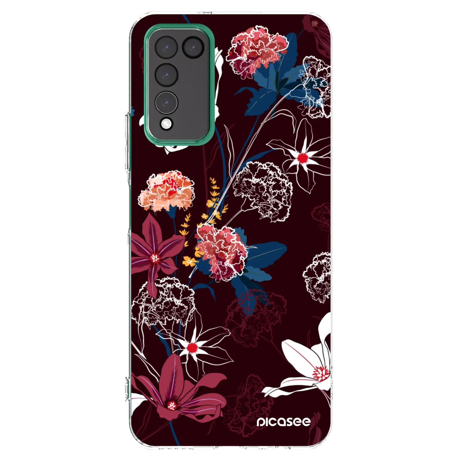 Picasee husă transparentă din silicon pentru Honor 10X Lite - Dark Meadow