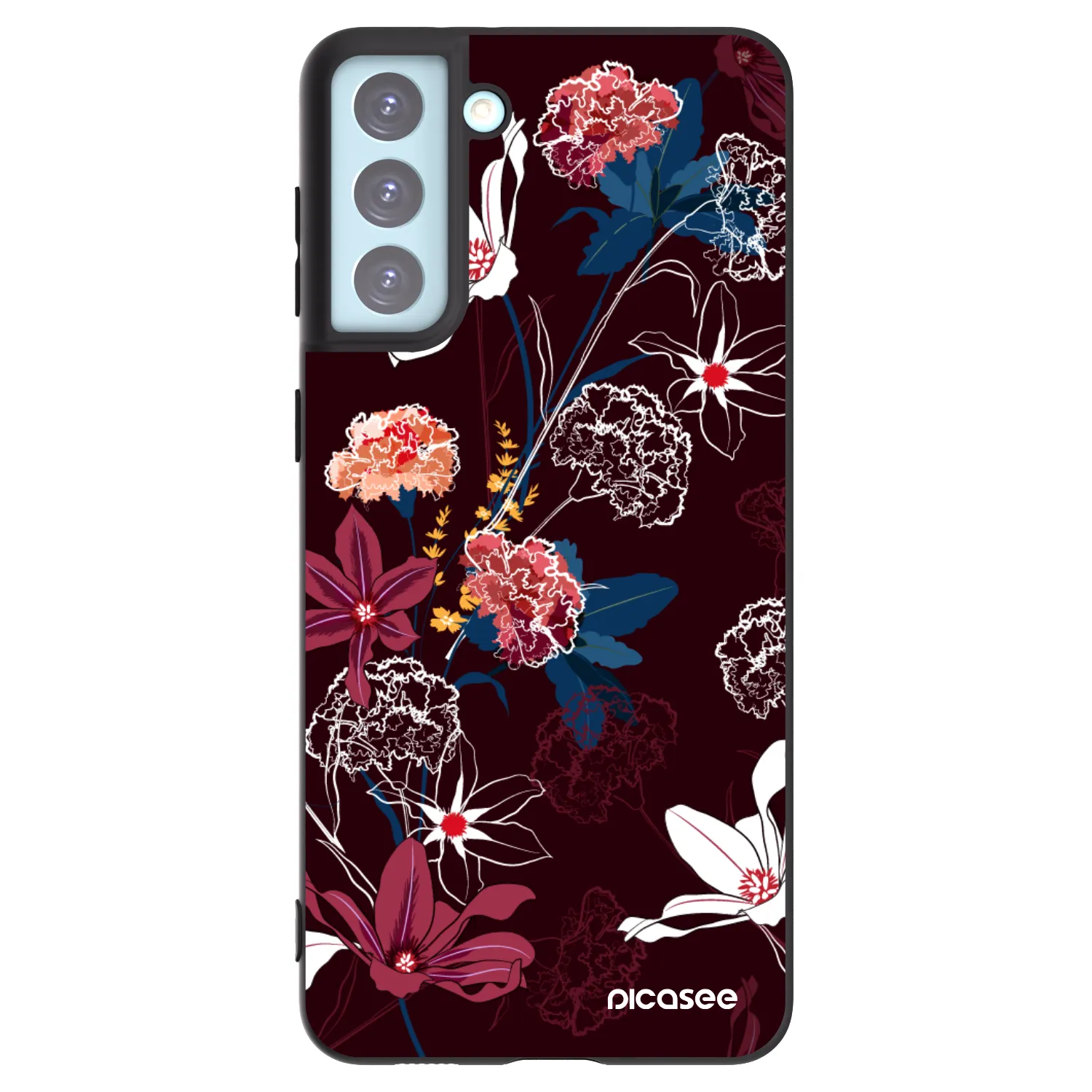 Picasee husă neagră din silicon pentru Samsung Galaxy S21+ 5G G996F - Dark Meadow