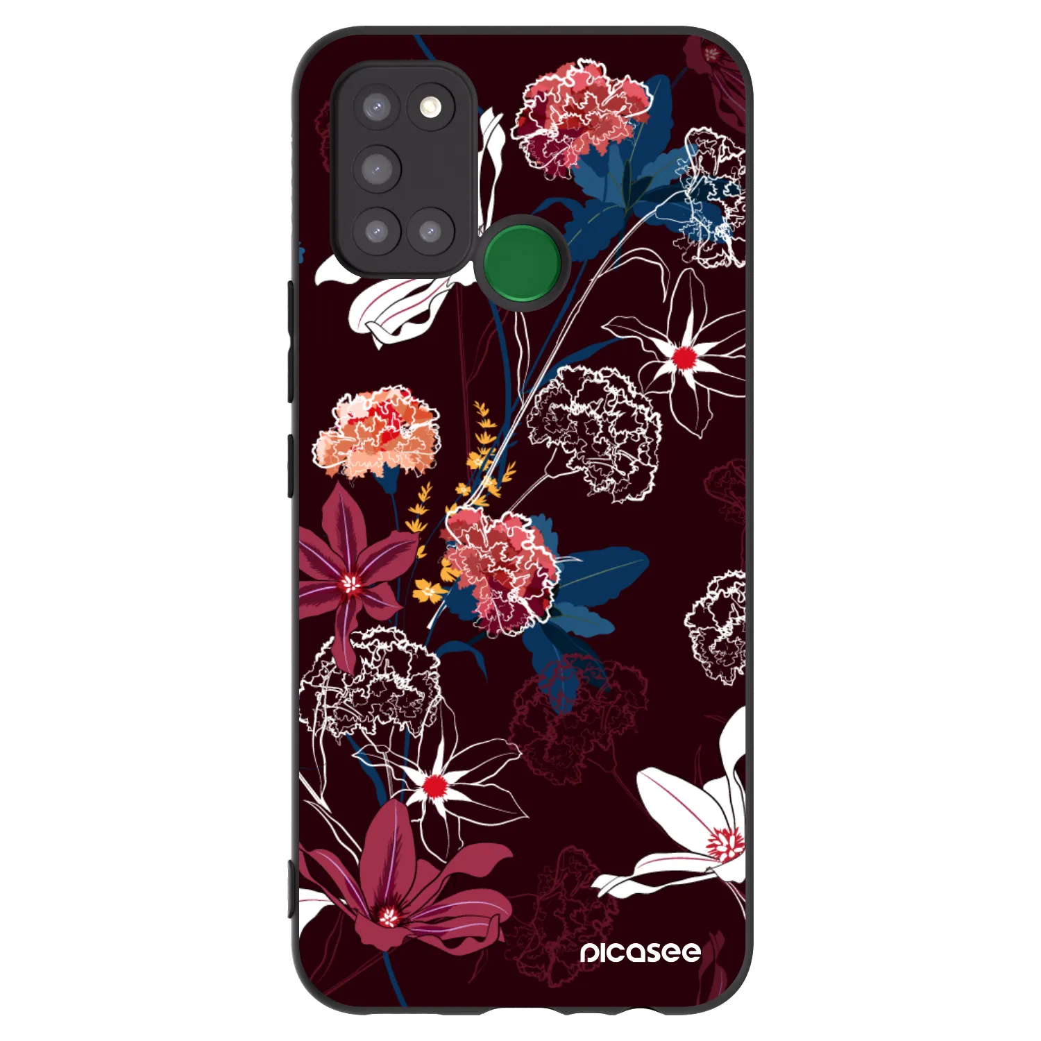 Picasee husă neagră din silicon pentru Realme 7i - Dark Meadow
