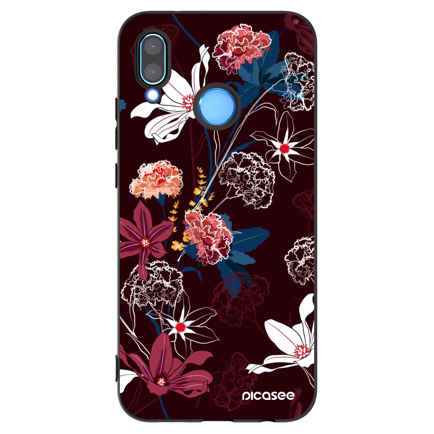 Picasee husă neagră din silicon pentru Huawei P20 Lite - Dark Meadow