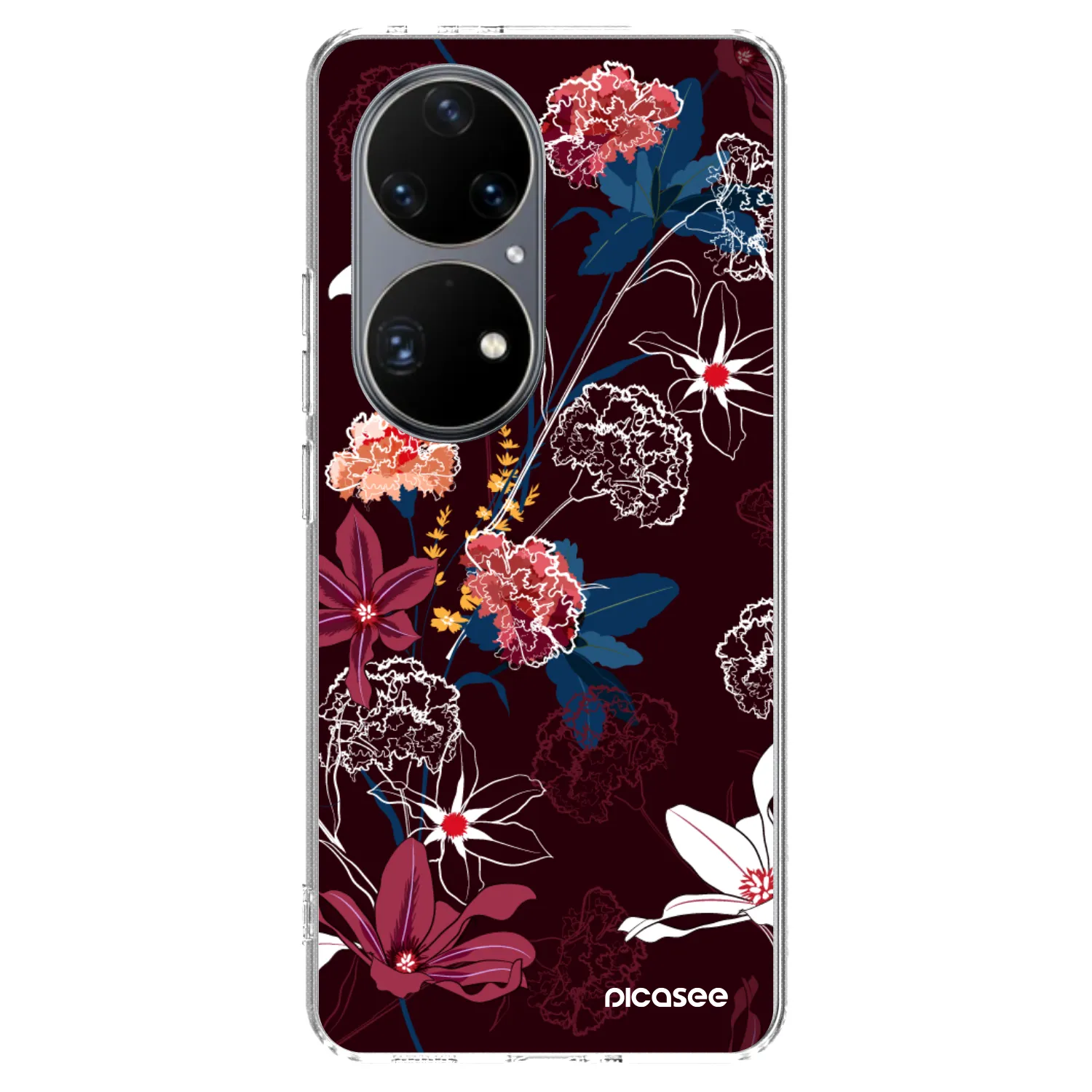Picasee husă transparentă din silicon pentru Huawei P50 - Dark Meadow