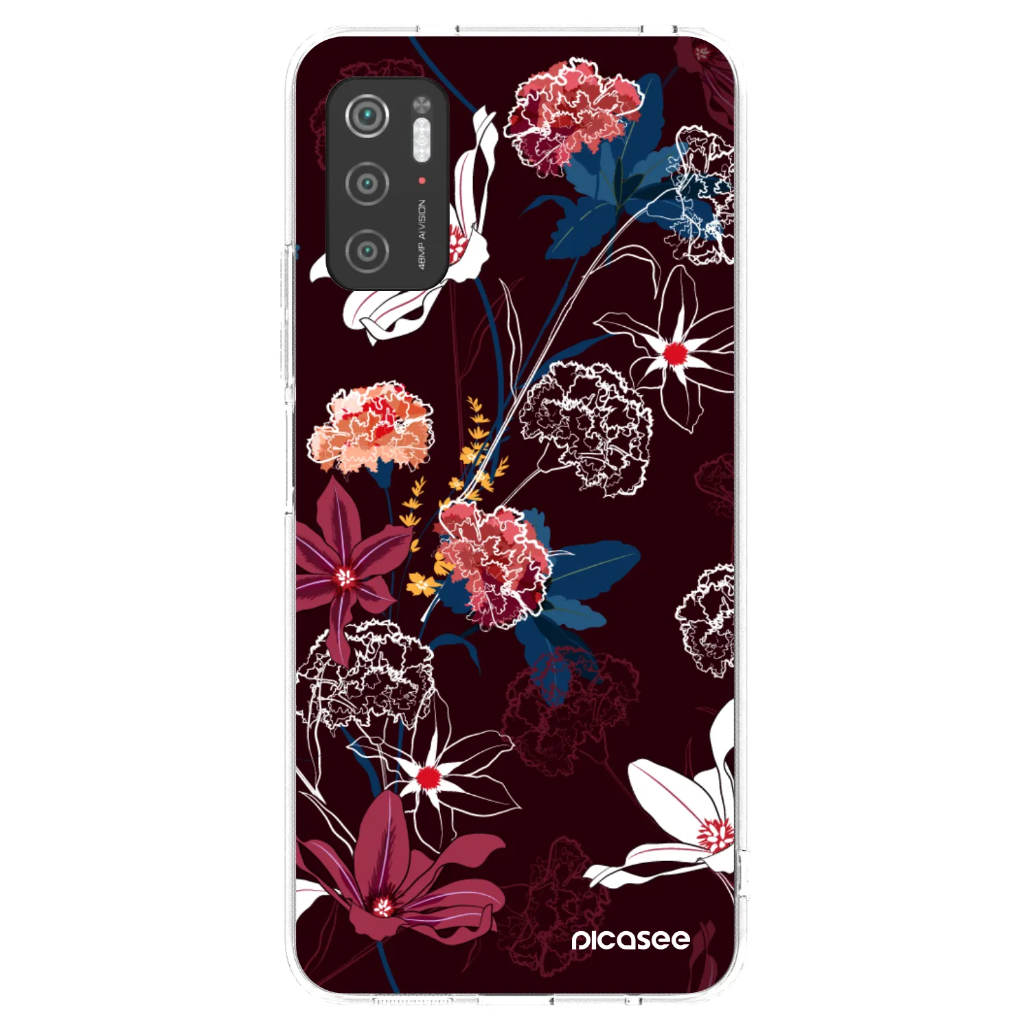 Picasee husă transparentă din silicon pentru Xiaomi Poco M3 Pro 5G - Dark Meadow