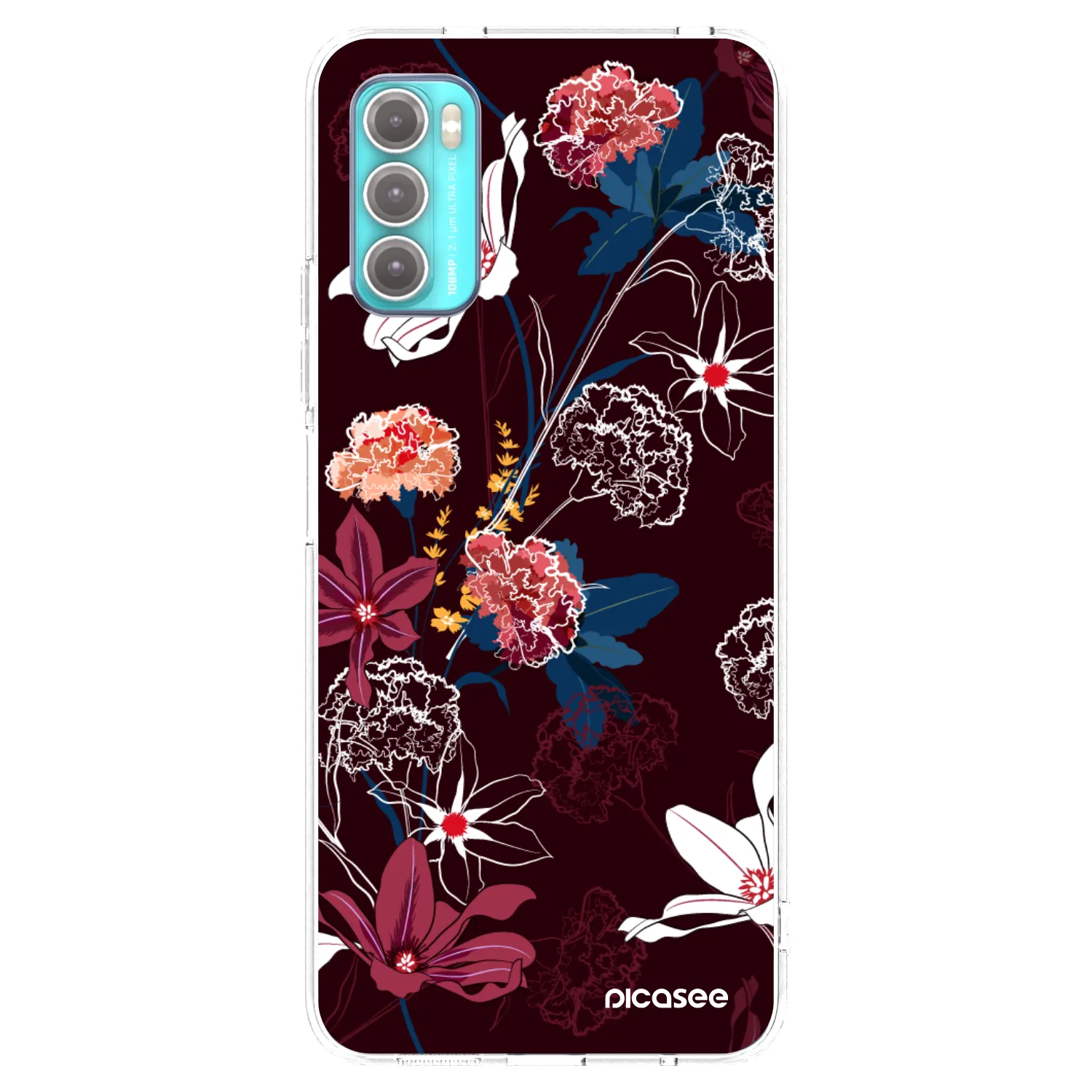 Picasee husă transparentă din silicon pentru Motorola Moto G60 - Dark Meadow