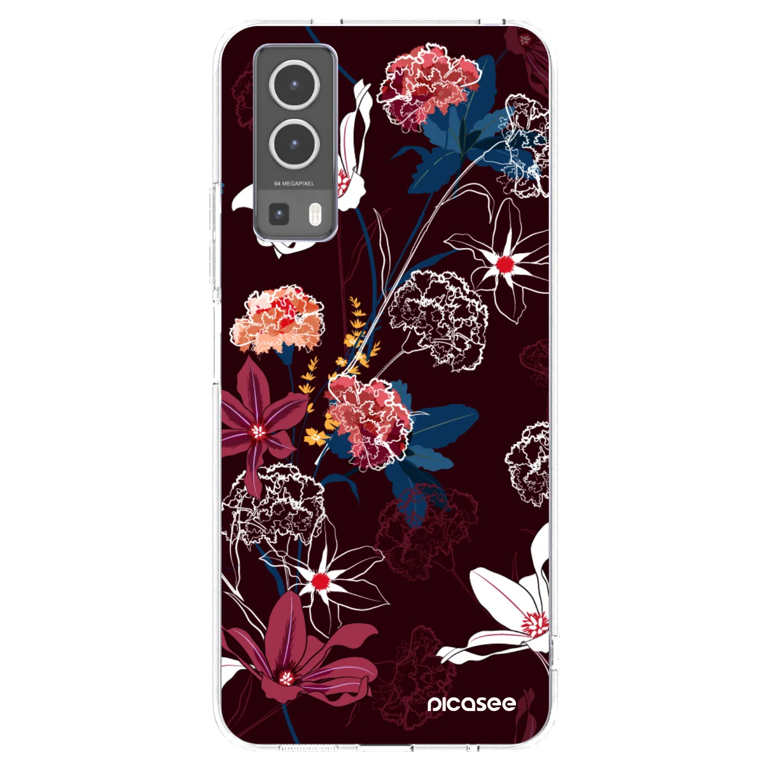 Picasee husă transparentă din silicon pentru Vivo Y72 5G - Dark Meadow
