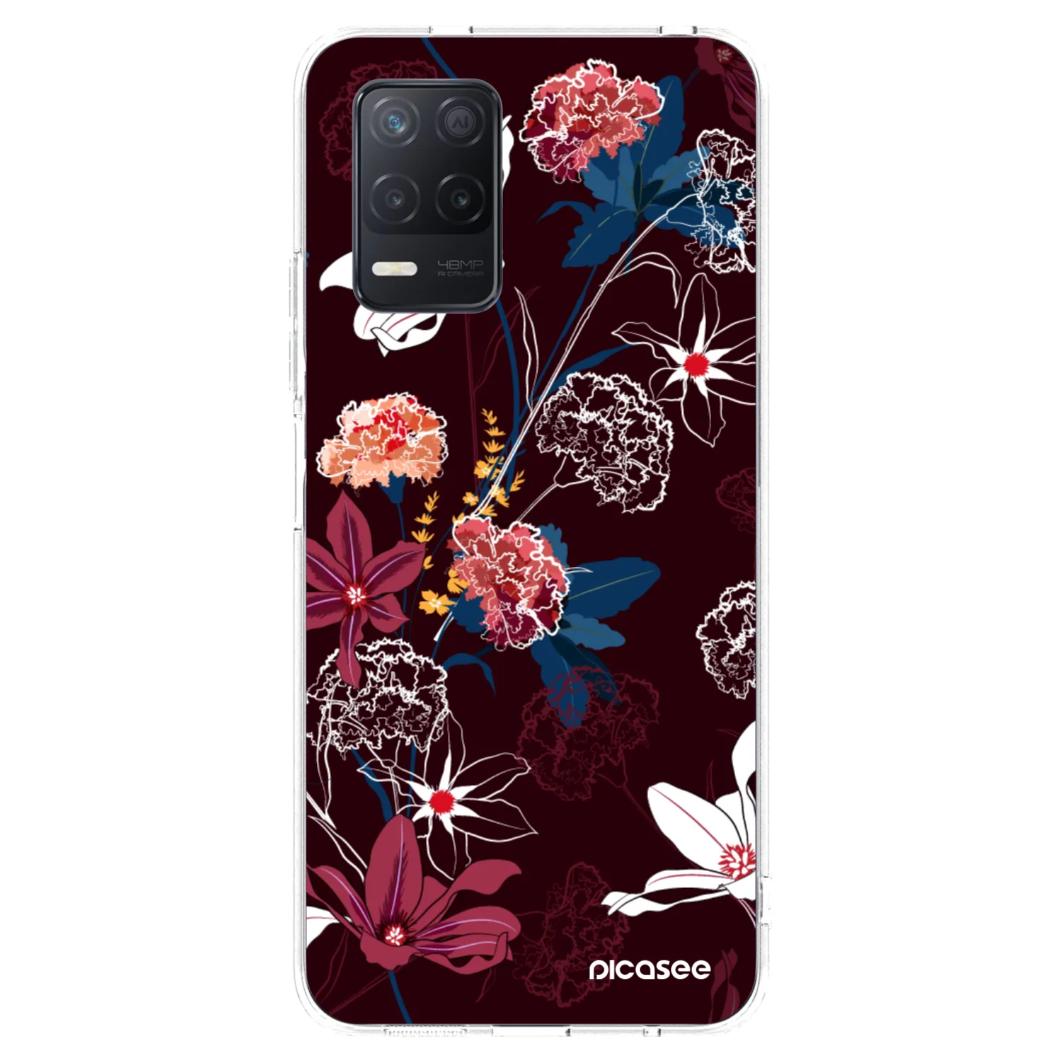 Picasee husă transparentă din silicon pentru Realme 8 5G - Dark Meadow