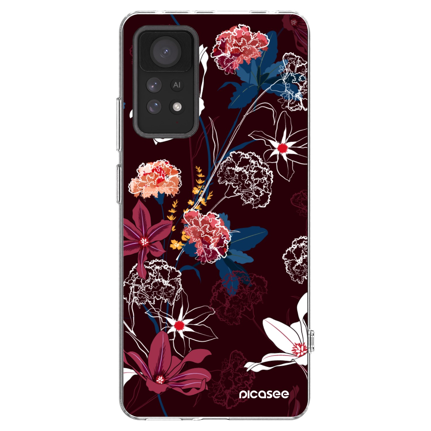 Picasee husă transparentă din silicon pentru Xiaomi Redmi Note 11 Pro - Dark Meadow
