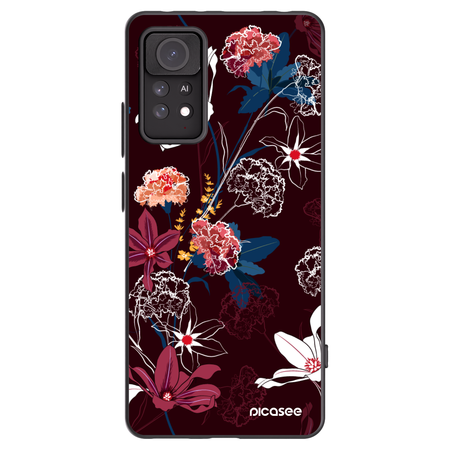 Picasee husă neagră din silicon pentru Xiaomi Redmi Note 11 Pro 5G - Dark Meadow