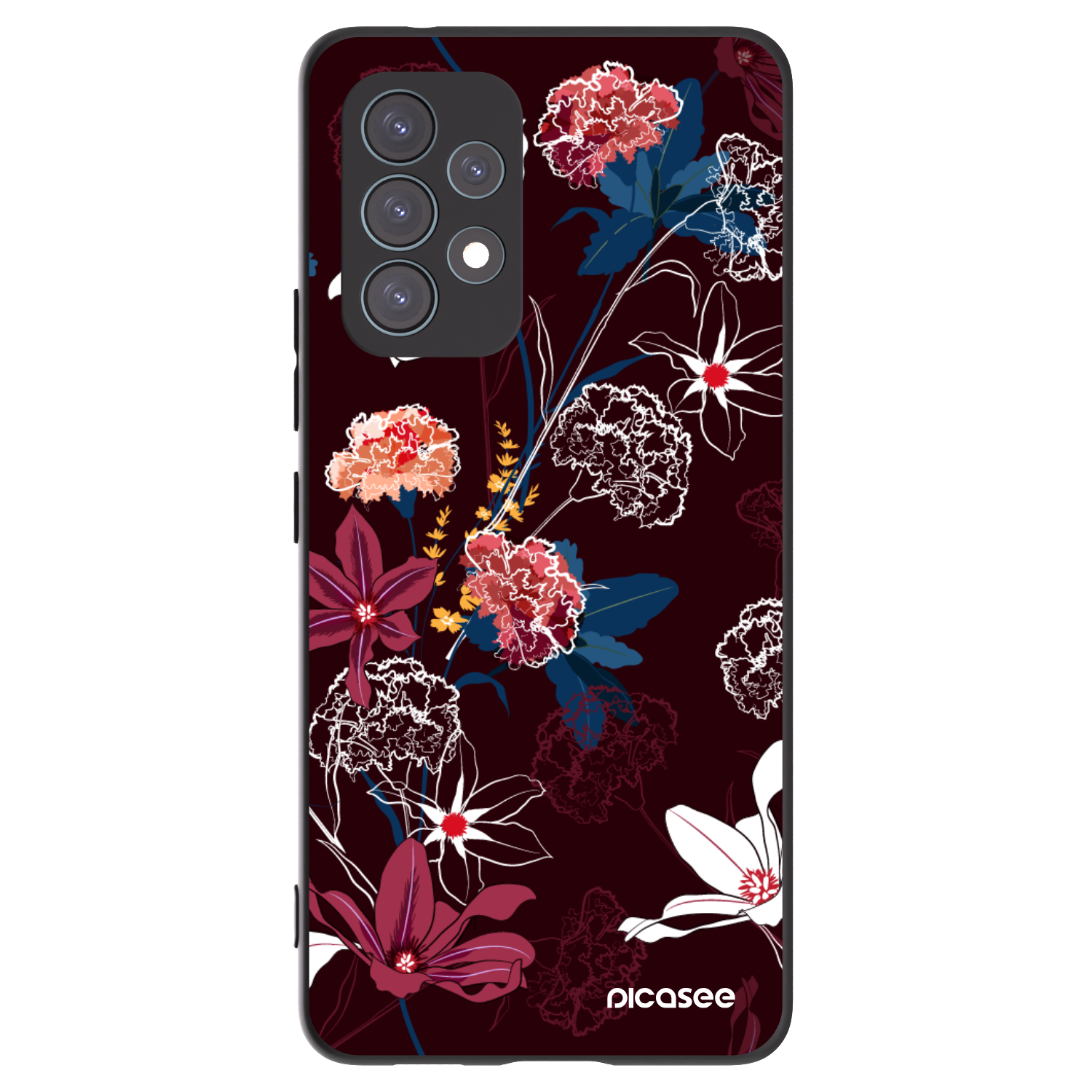 Picasee husă neagră din silicon pentru Samsung Galaxy A53 5G A536 - Dark Meadow