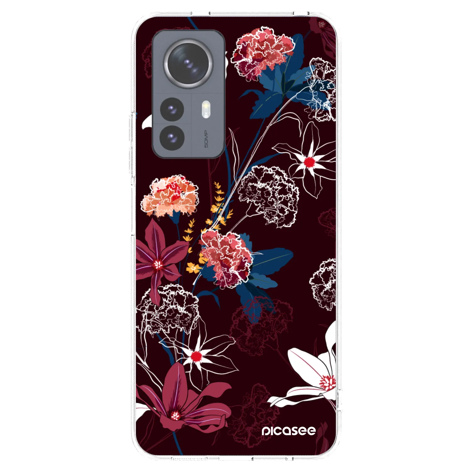Picasee husă transparentă din silicon pentru Xiaomi 12 Pro - Dark Meadow
