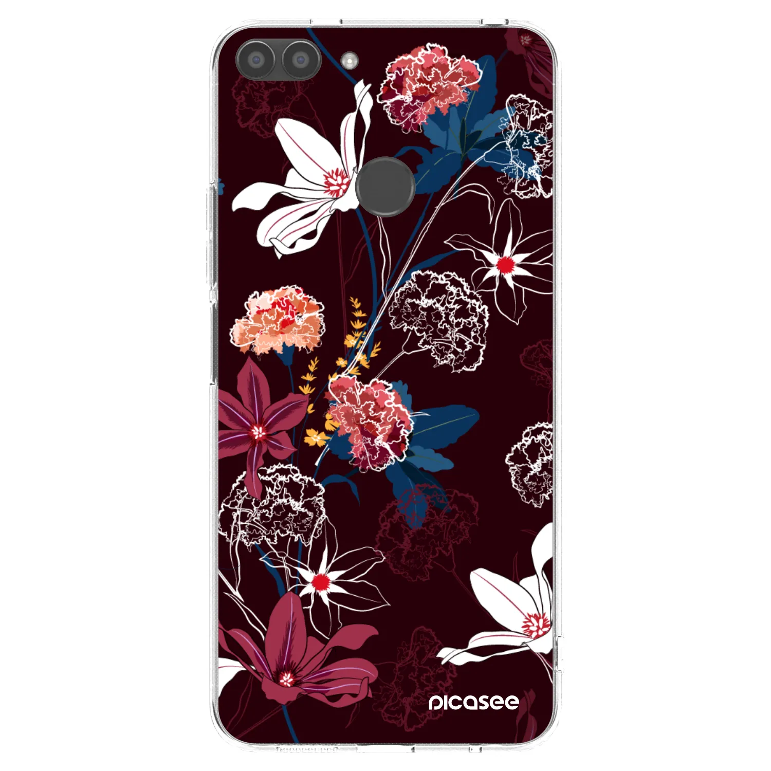 Picasee husă transparentă din silicon pentru Huawei P Smart - Dark Meadow