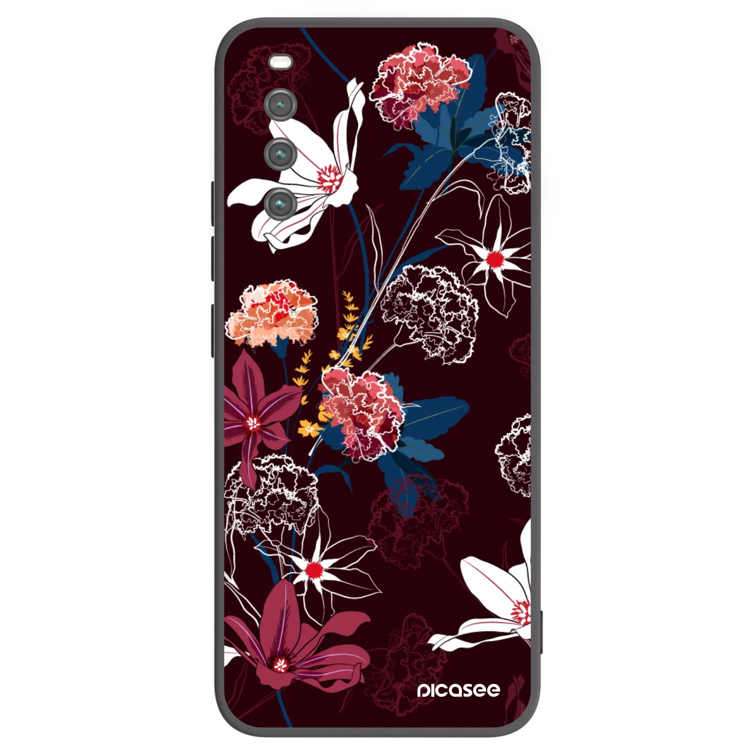 Picasee husă neagră din silicon pentru Sony Xperia 10 IV 5G - Dark Meadow