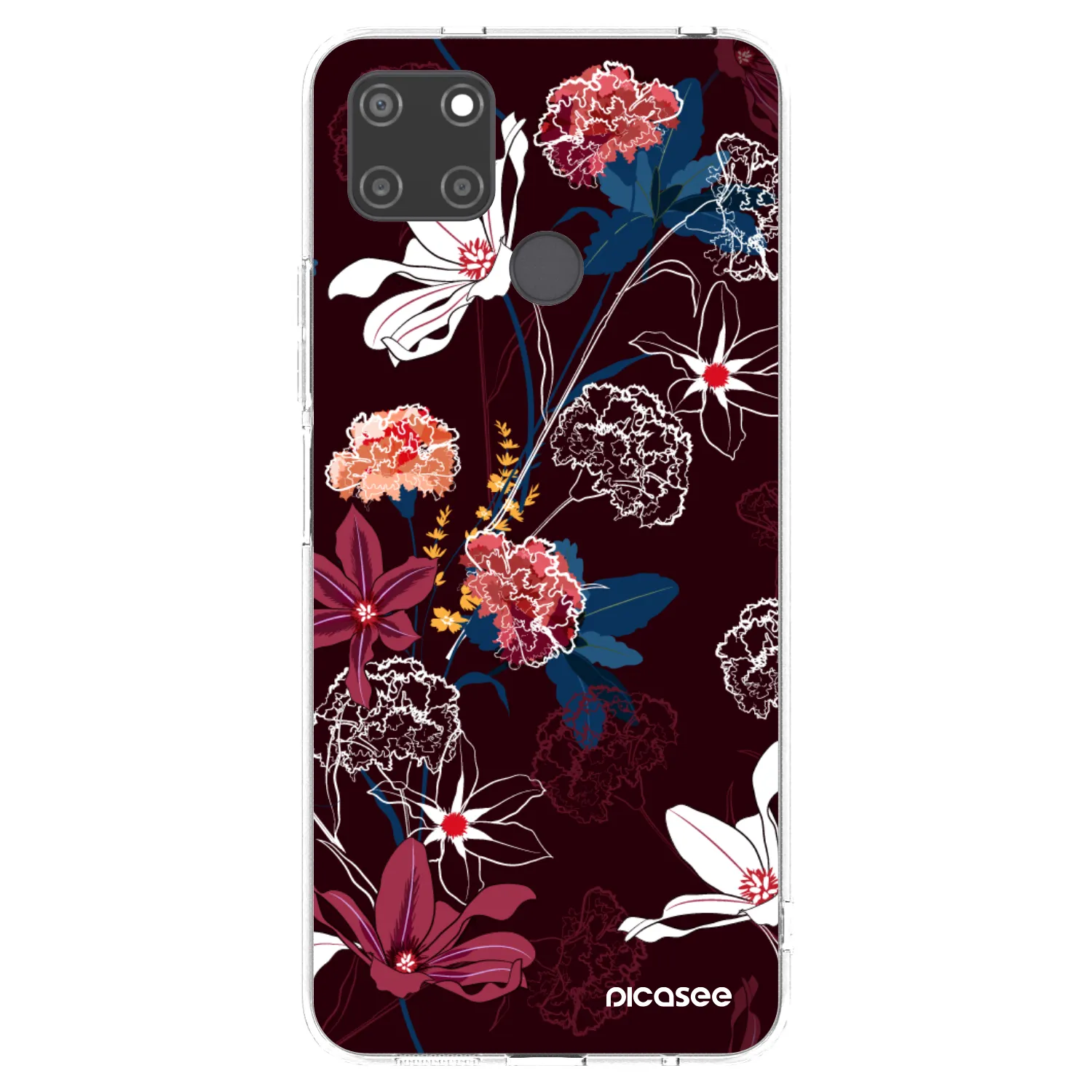 Picasee husă transparentă din silicon pentru Realme C21Y - Dark Meadow