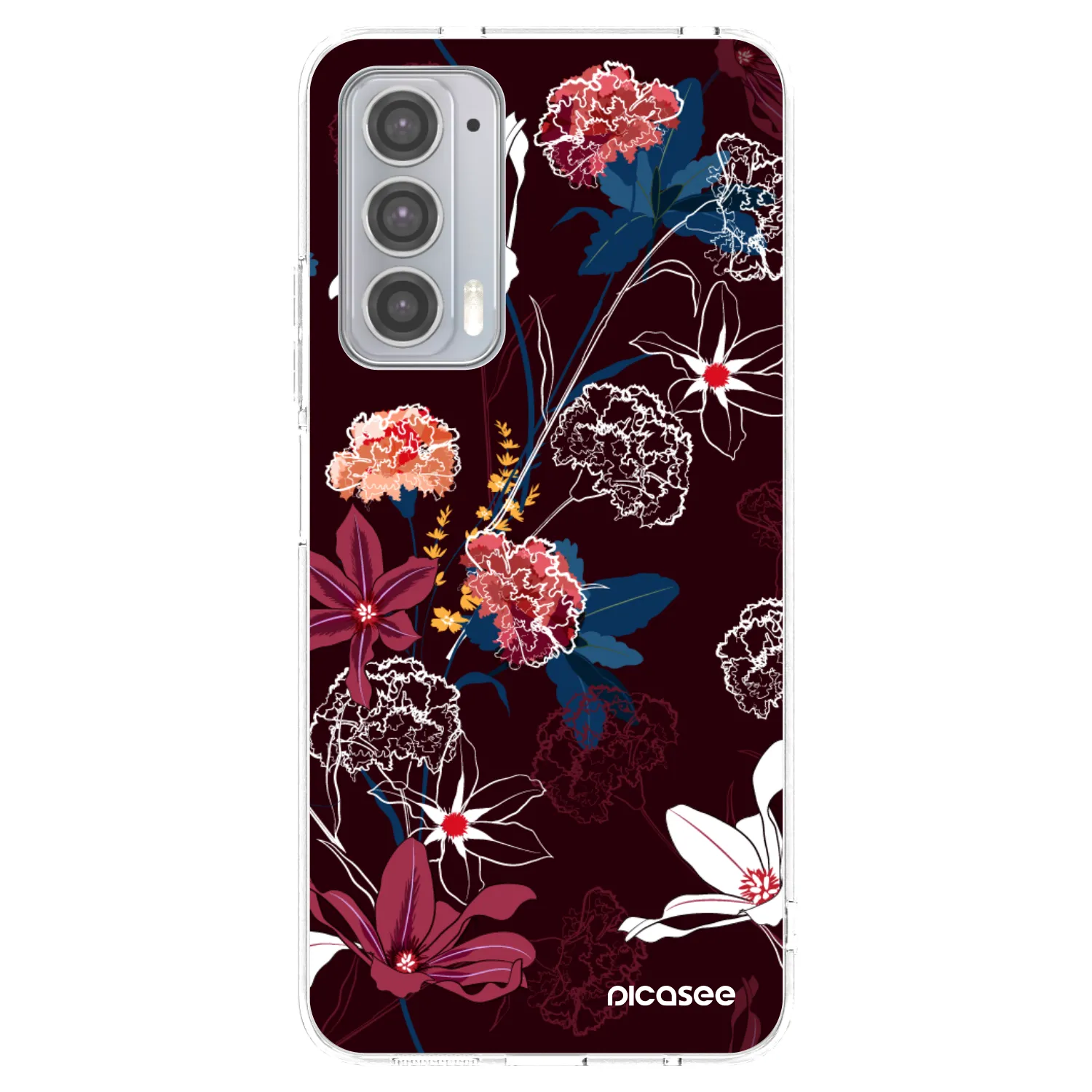 Picasee husă transparentă din silicon pentru Motorola Edge 20 - Dark Meadow