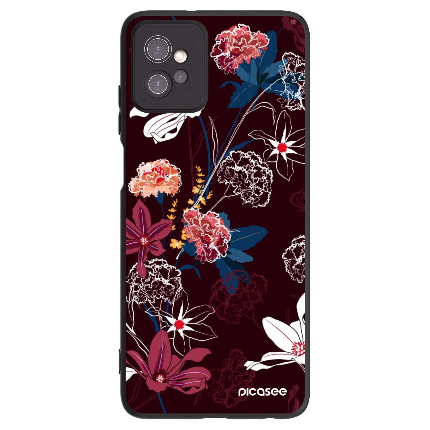 Picasee husă neagră din silicon pentru Motorola Moto G32 - Dark Meadow