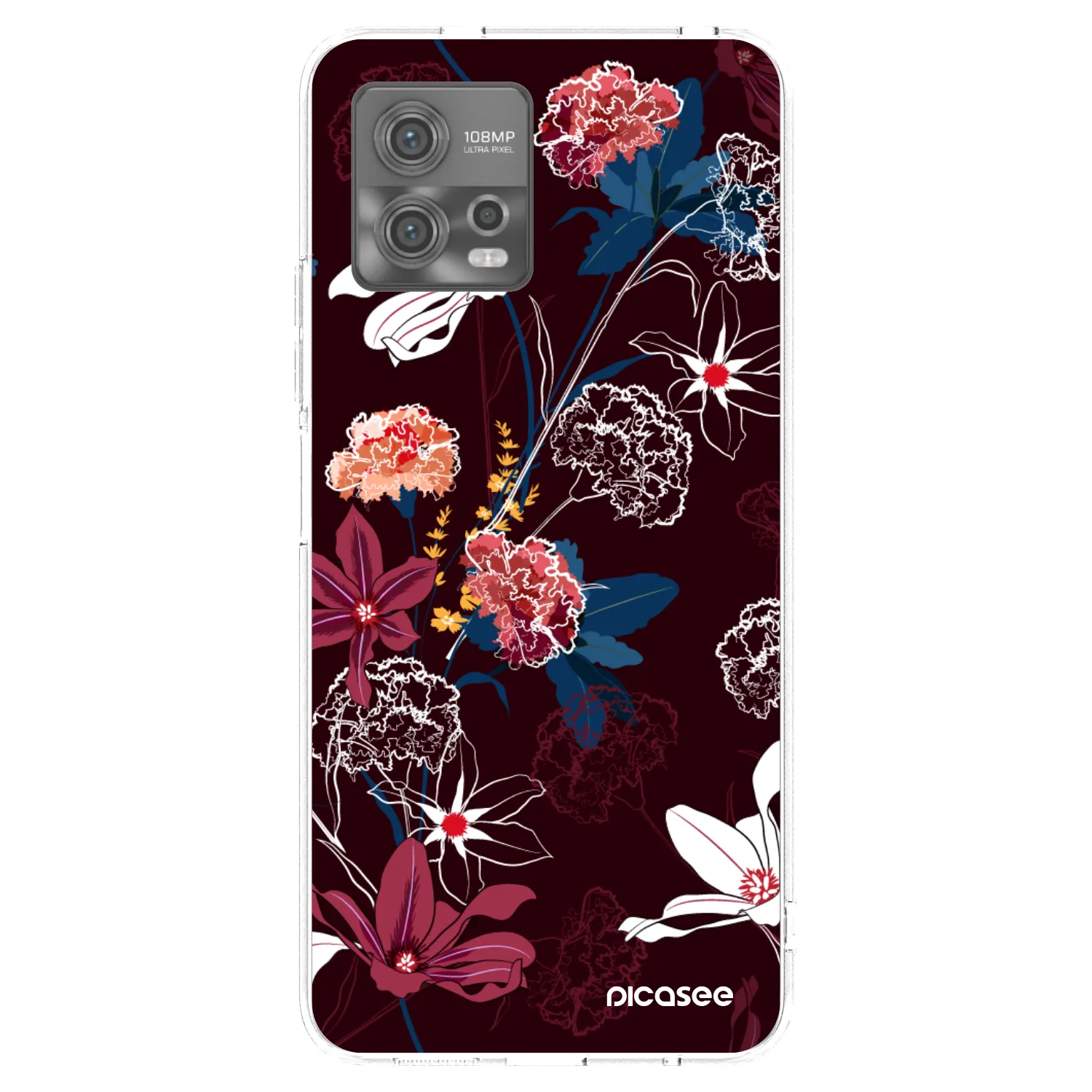 Picasee husă transparentă din silicon pentru Motorola Moto G72 - Dark Meadow