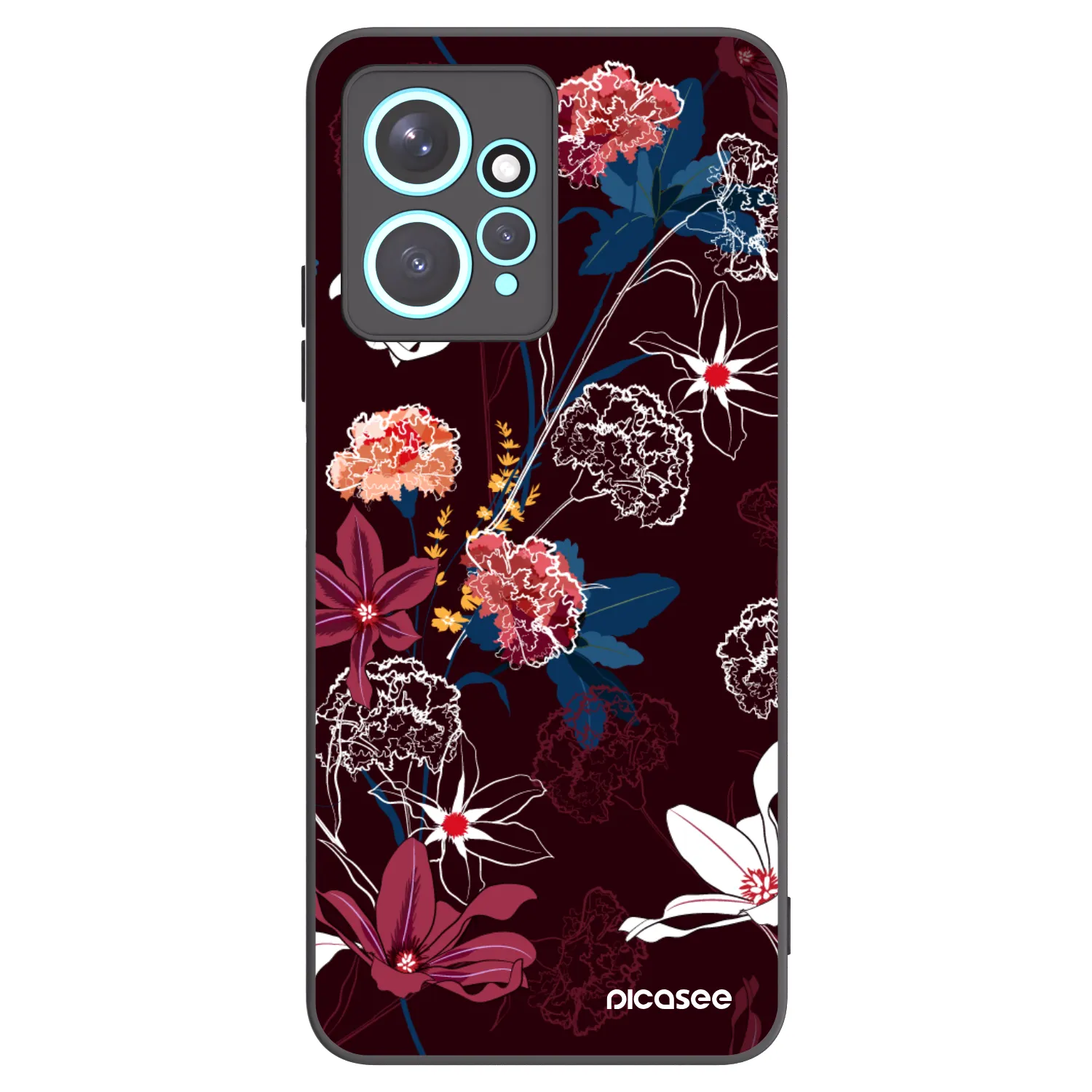 Picasee husă neagră din silicon pentru Xiaomi Redmi Note 12 4G - Dark Meadow