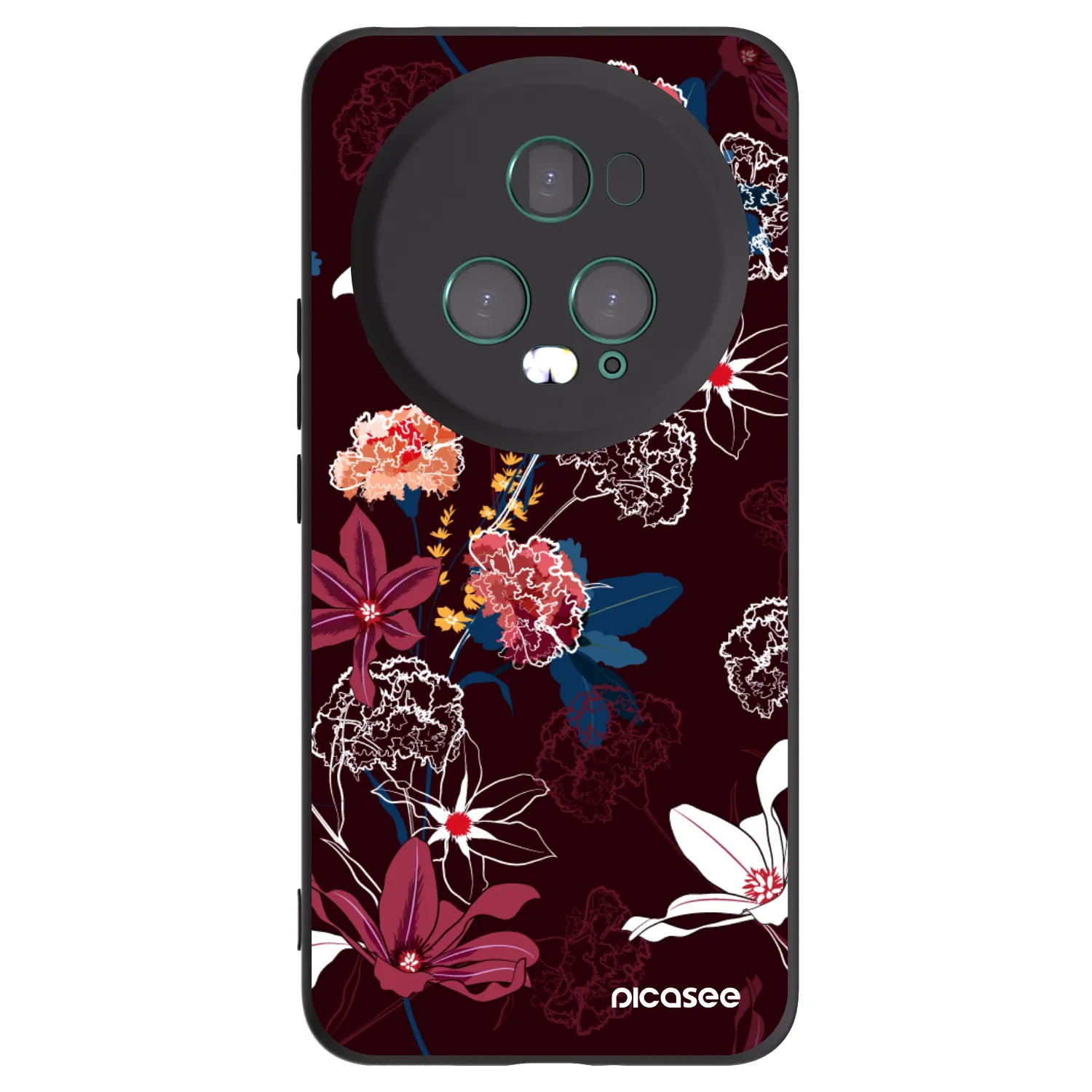 Picasee husă neagră din silicon pentru Honor Magic5 Pro - Dark Meadow