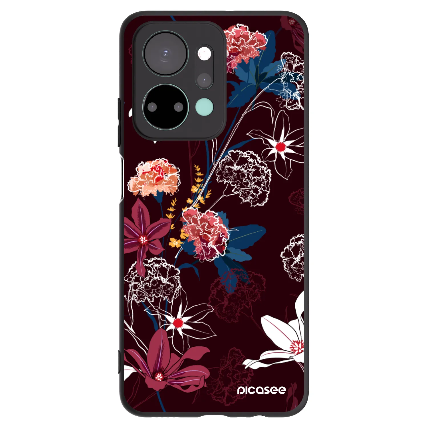 Picasee husă neagră din silicon pentru Honor X7a - Dark Meadow