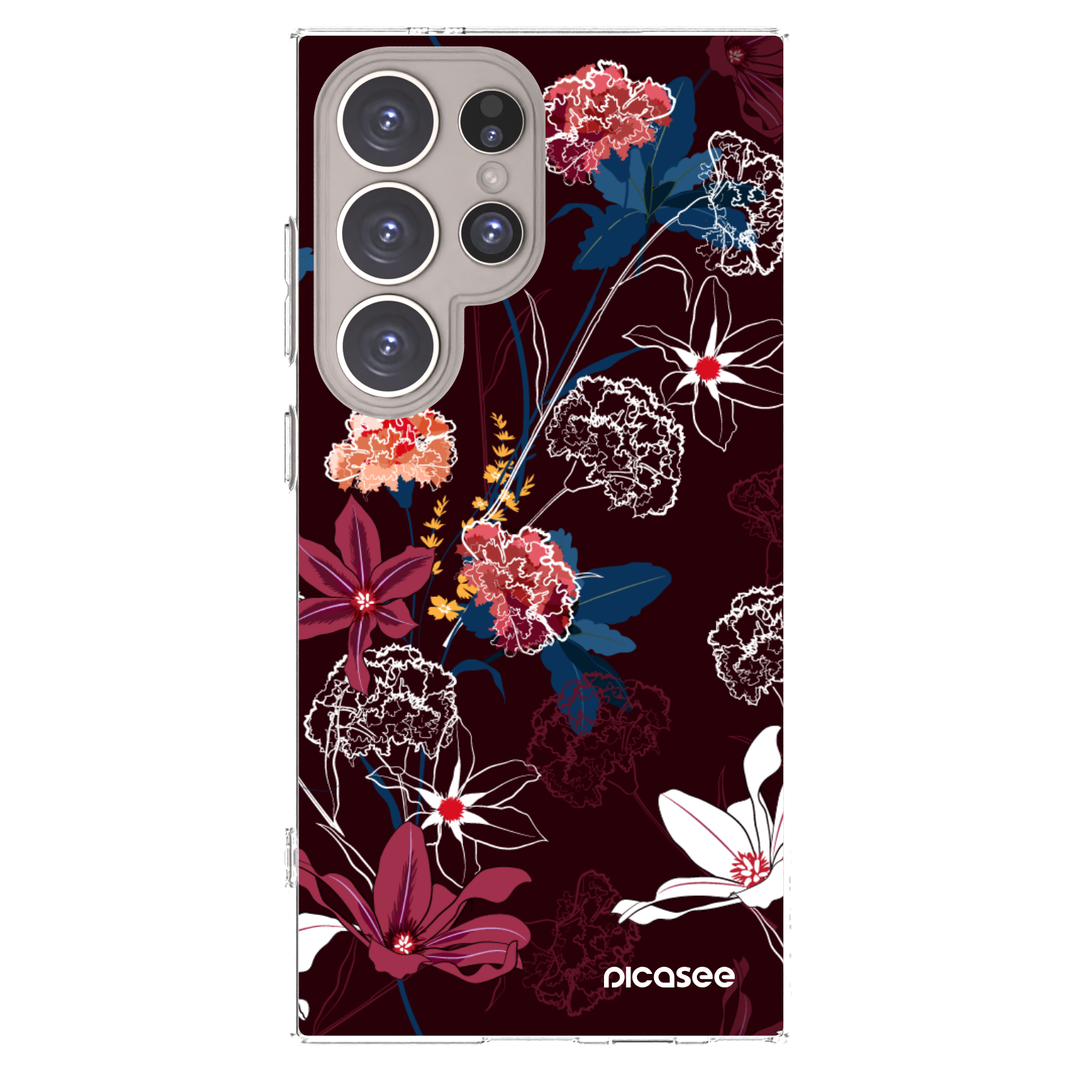 Picasee husă transparentă din silicon pentru Samsung Galaxy S24 Ultra S928B 5G - Dark Meadow