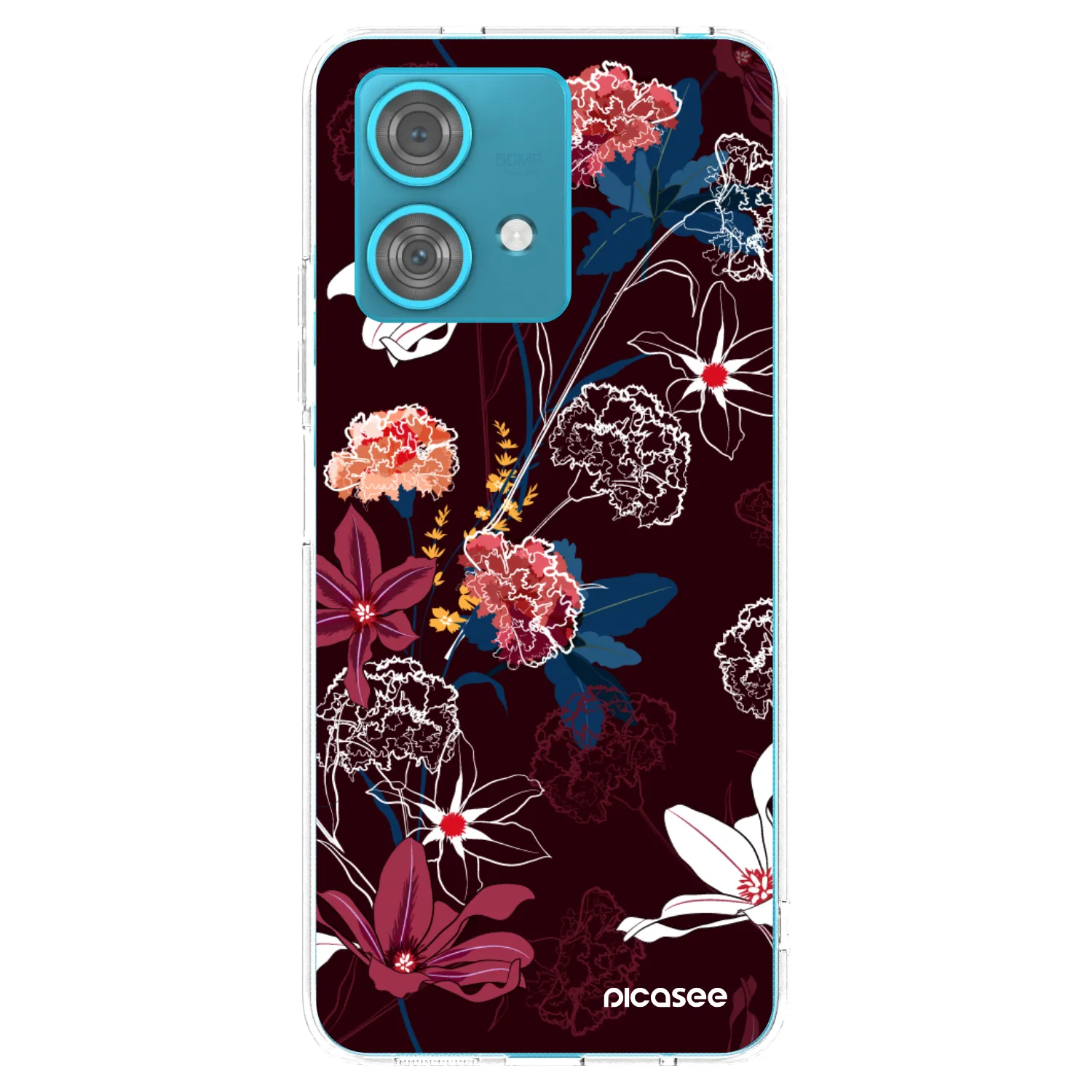 Picasee husă transparentă din silicon pentru Motorola Edge 40 Neo - Dark Meadow