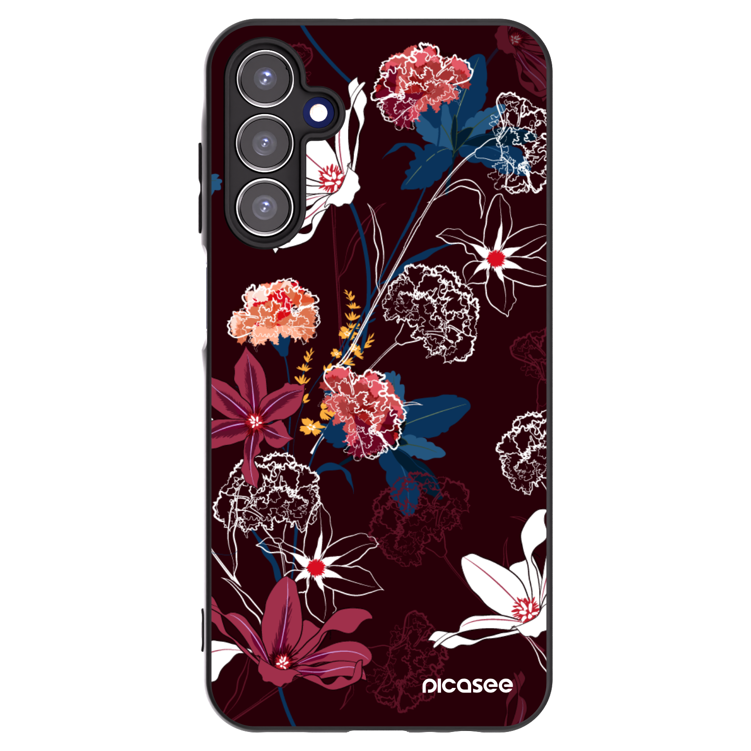 Picasee husă neagră din silicon pentru Samsung Galaxy A15 A156B 5G - Dark Meadow