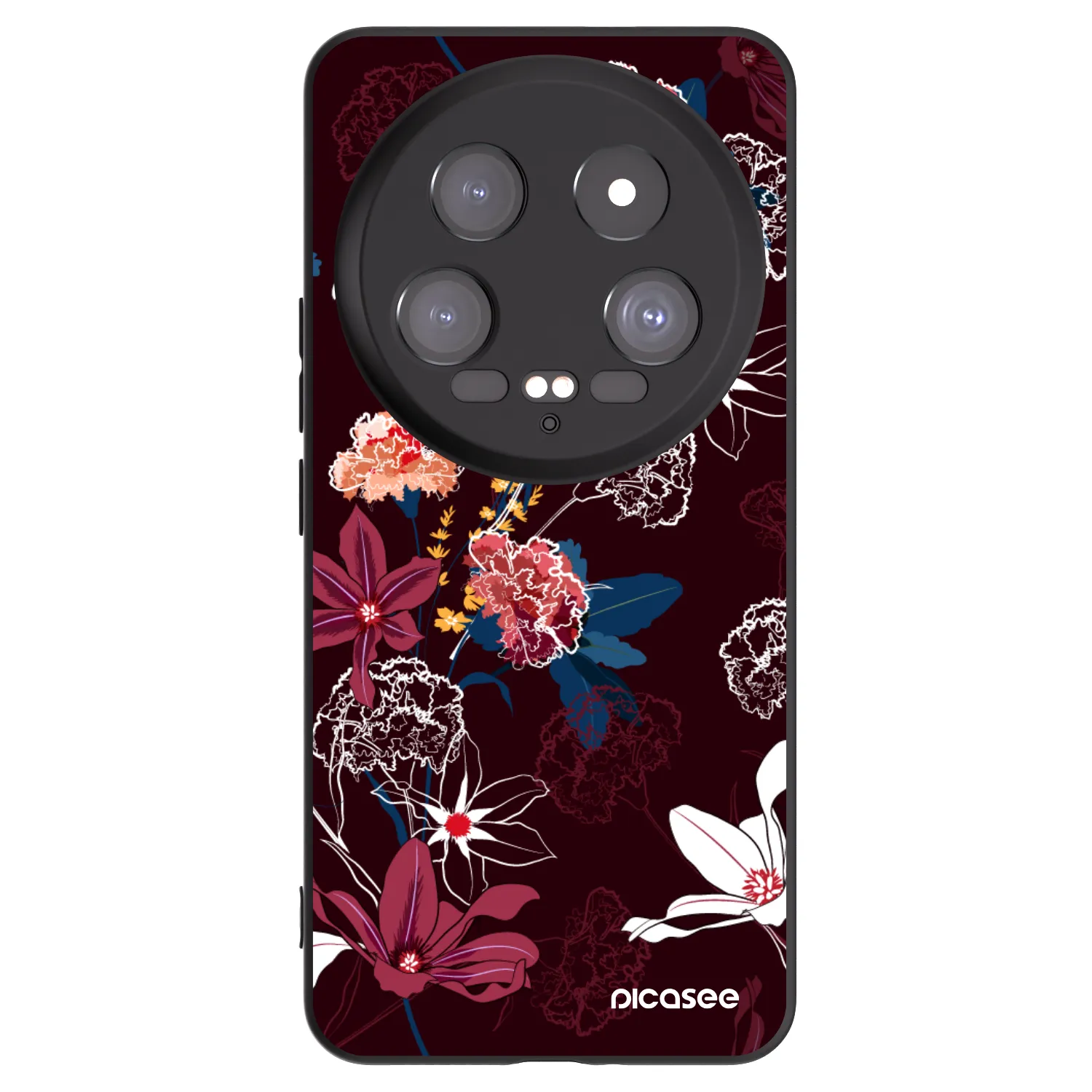 Picasee husă neagră din silicon pentru Xiaomi 14 Ultra - Dark Meadow