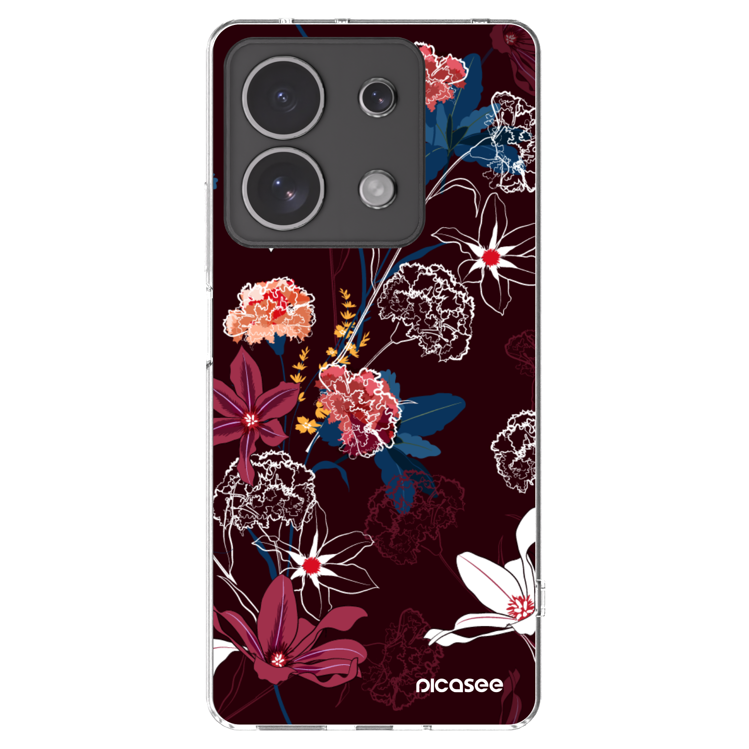 Picasee husă transparentă din silicon pentru Xiaomi Redmi Note 13 4G - Dark Meadow