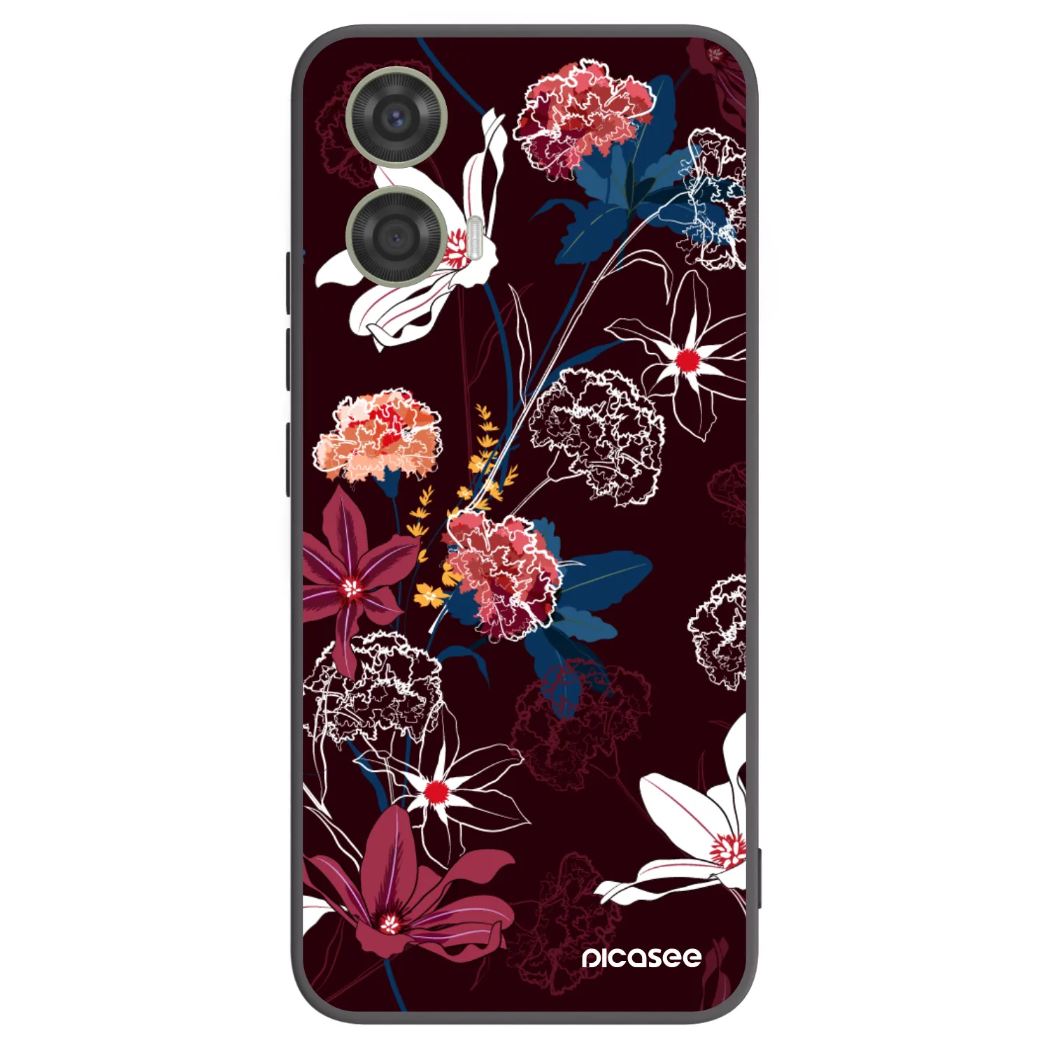 Picasee husă neagră din silicon pentru Motorola Moto G24 - Dark Meadow