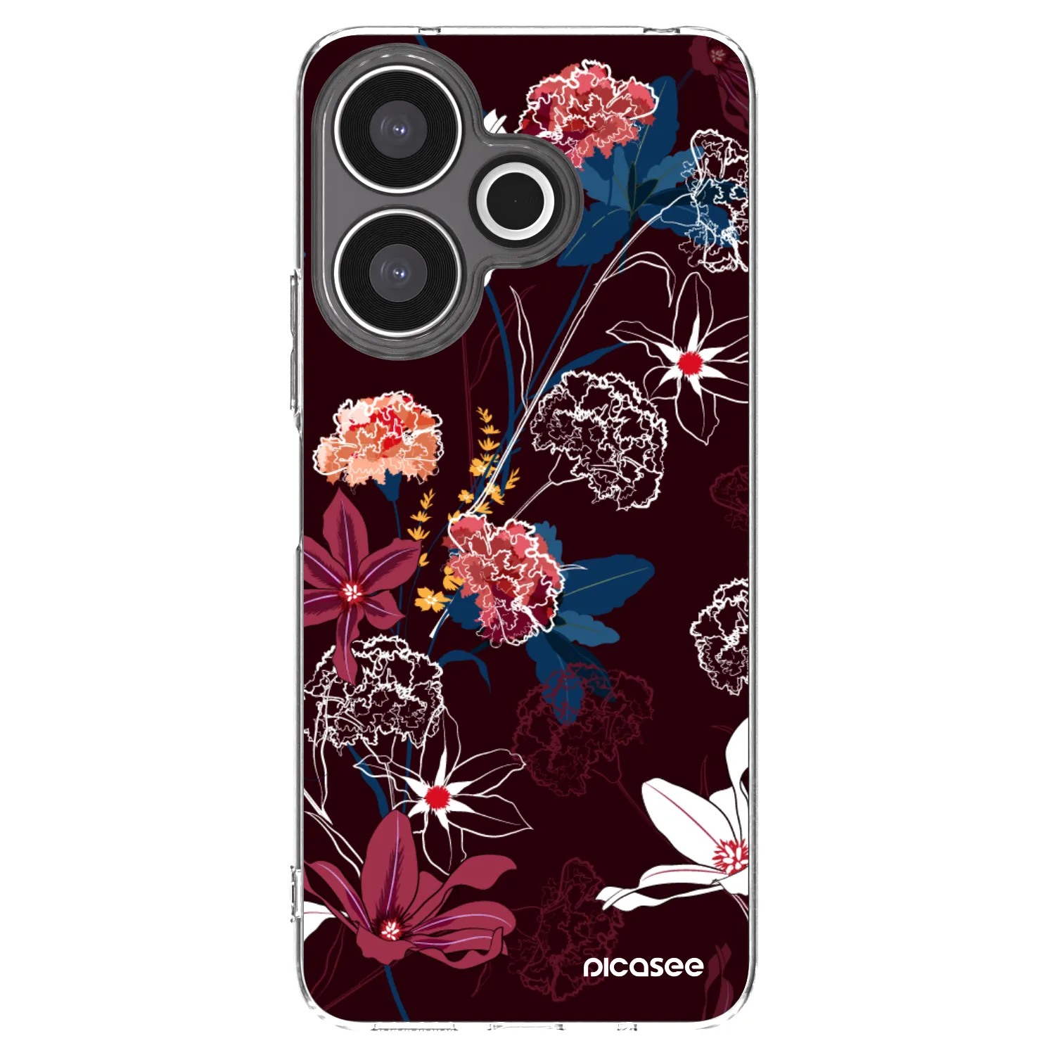 Picasee husă transparentă din silicon pentru Xiaomi Redmi 13 4G - Dark Meadow